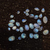 Load image into Gallery viewer, Moonstone Faceted Lot 31pcs flat Backs 6-14mm - The LabradoriteKing