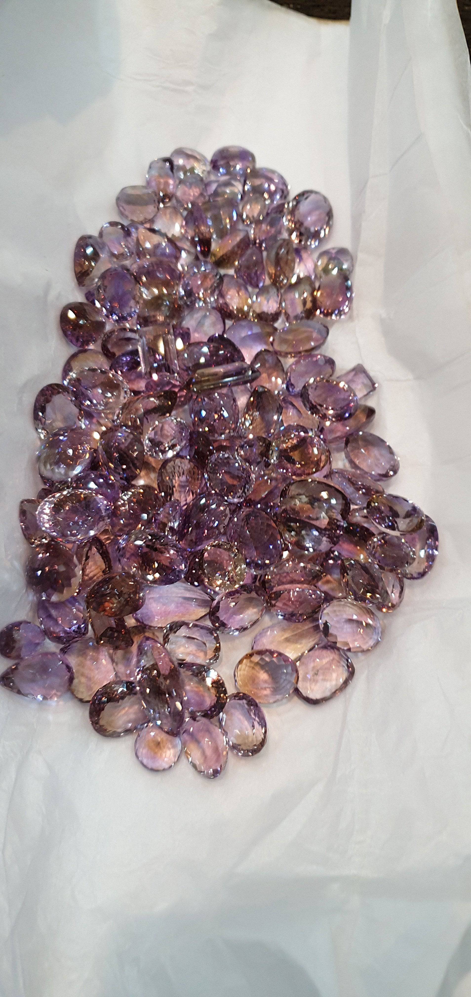 Natural Ametrine Faceted Flawless Grade Gemstone - The LabradoriteKing