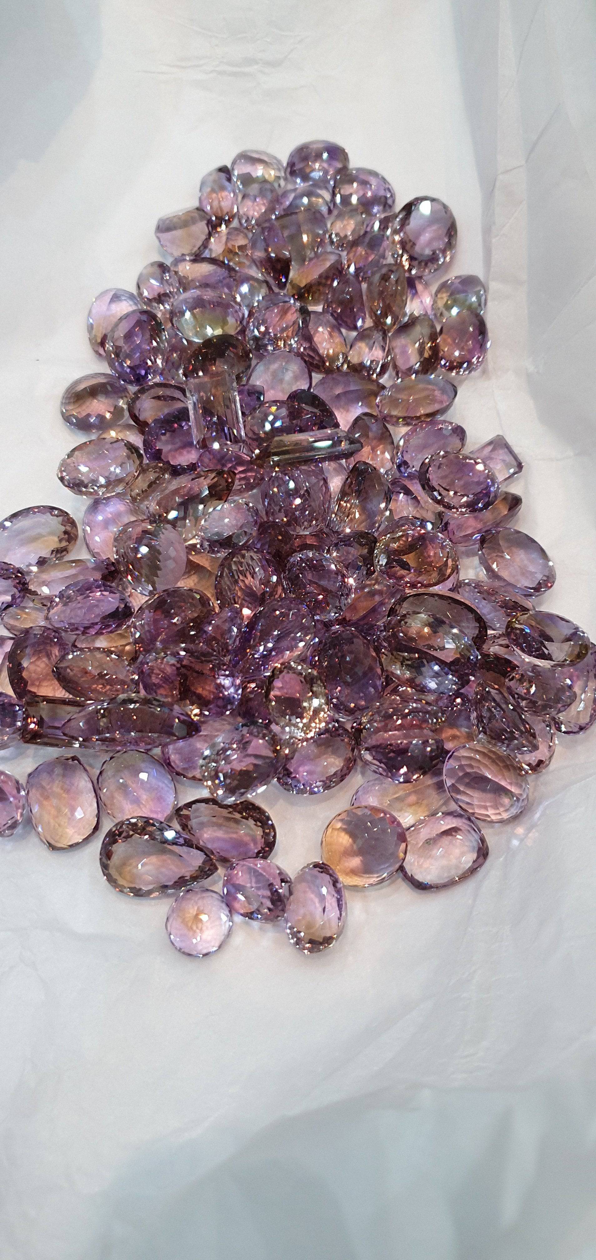 Natural Ametrine Faceted Flawless Grade Gemstone - The LabradoriteKing