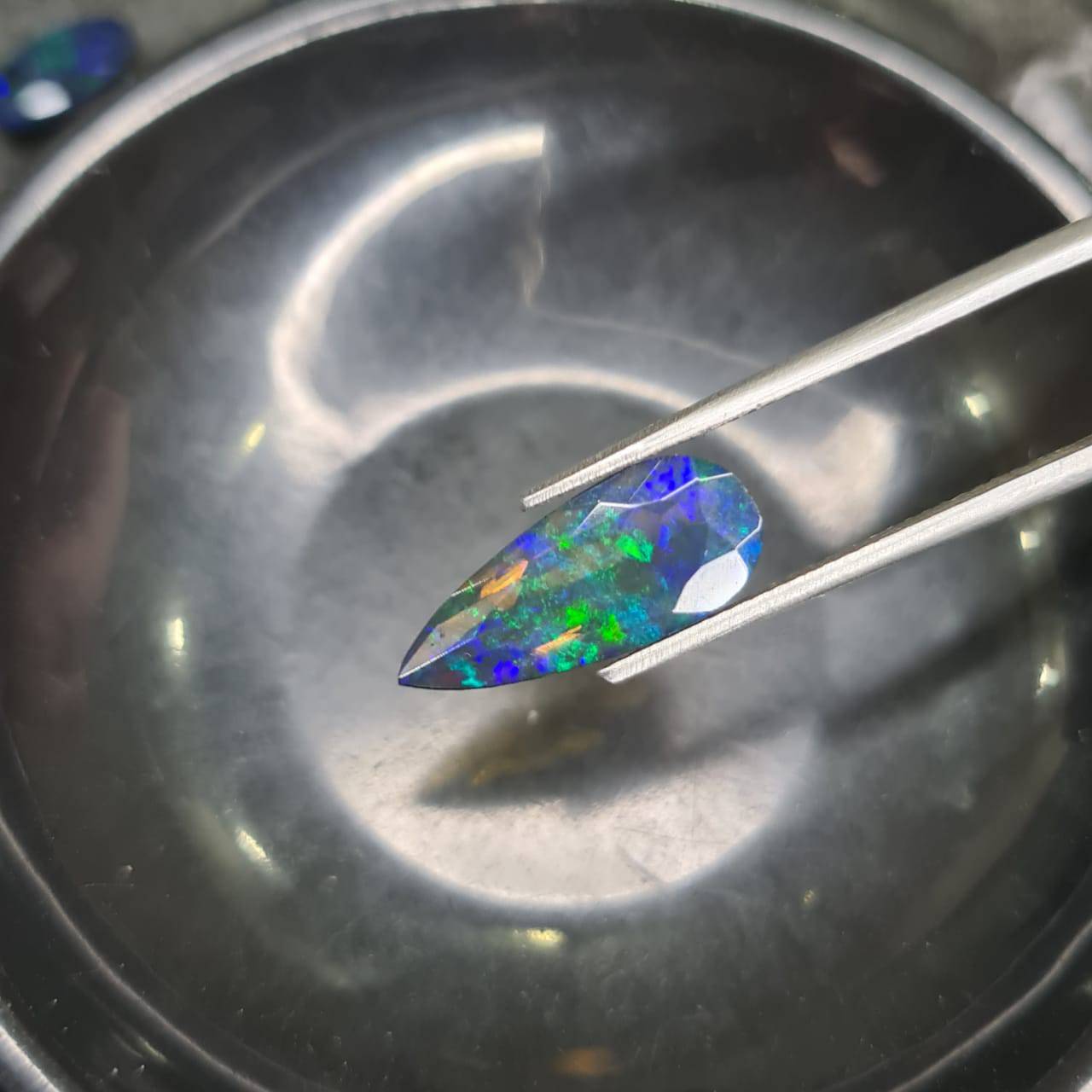 Natural Blue Opals | Smoked Blue Basw Opals - The LabradoriteKing