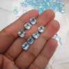 Natural Blue Topaz 8mm Cushion 6 Pcs Loose Gems - The LabradoriteKing