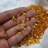 Natural Citrine 8 Pcs Teardrops 9-12mm Size Top Quality - The LabradoriteKing