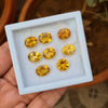 Natural Citrine Faceted Gemstones 8 Pcs Oval Shape, 11x9mm Size - The LabradoriteKing