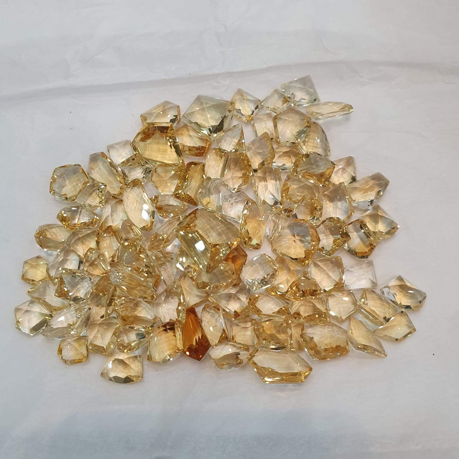 Natural Citrine Fancy Shapes 10pcs Lot 10mm Sizes - The LabradoriteKing