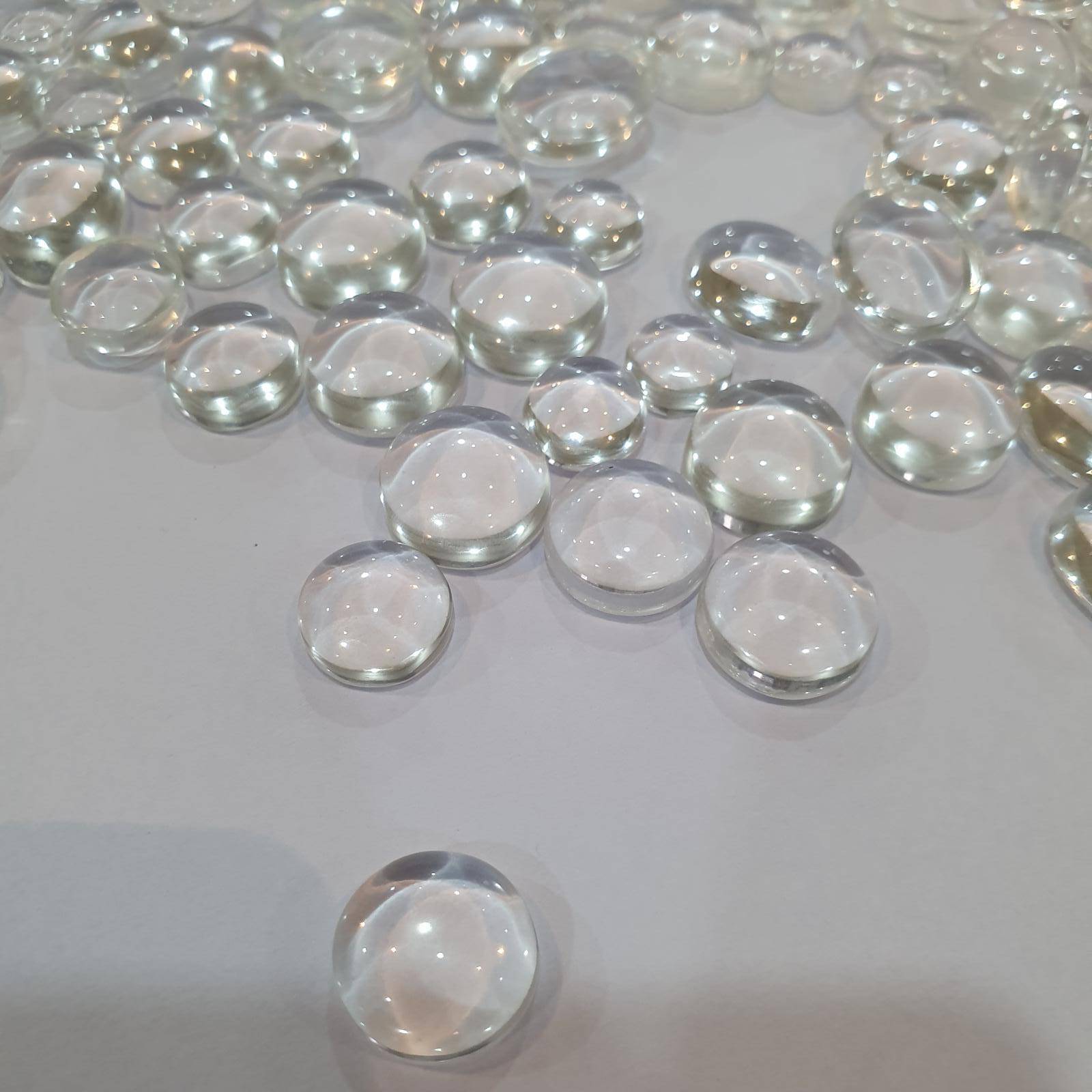 Natural Clear Quartz Cabochon Uneven Round Top quality 25Pcs - The LabradoriteKing