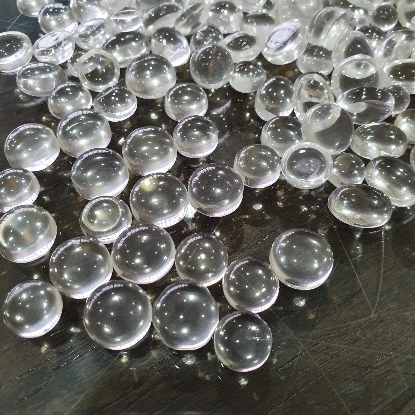 Natural Clear Quartz Cabochon Uneven Round Top quality 25Pcs - The LabradoriteKing