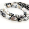 Natural Dendritic Opal Beads Rectangular faceted | 14