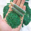 Natural Emerald Raw Chips from Fine Grade emeralds | Bottle - The LabradoriteKing