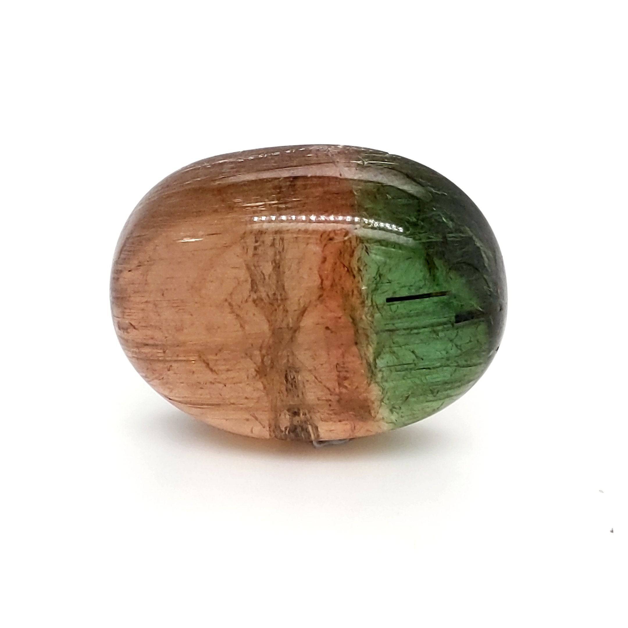 Natural Green Opal Cabochon 26x20mm | 50.80cts | Ethiopian Mined Untreated - The LabradoriteKing