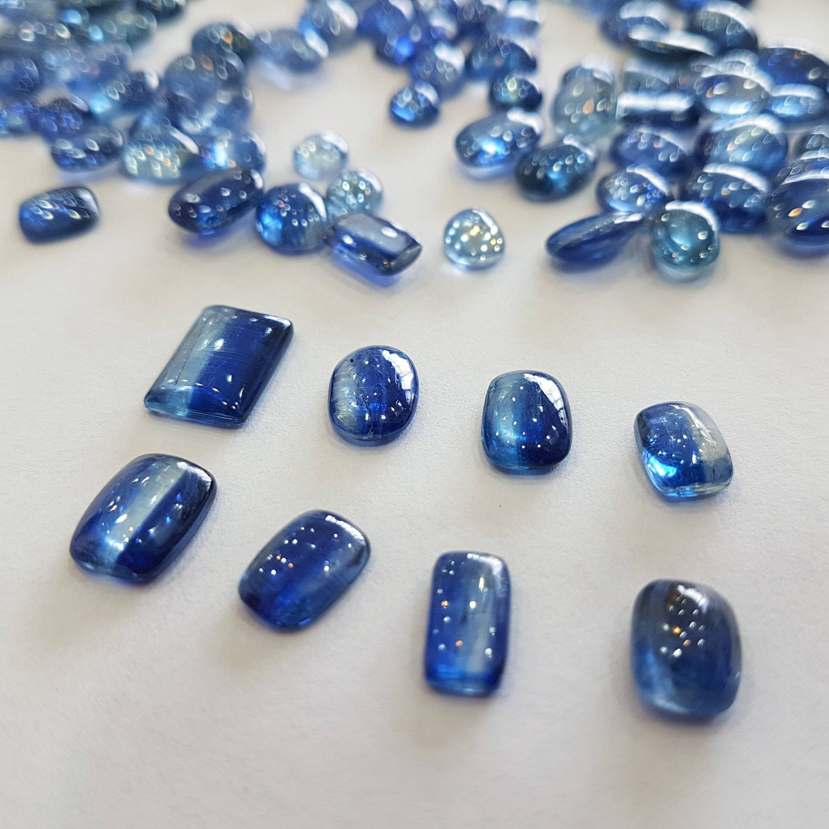 Natural Kyanite Cabochons From Nepal Mines - The LabradoriteKing