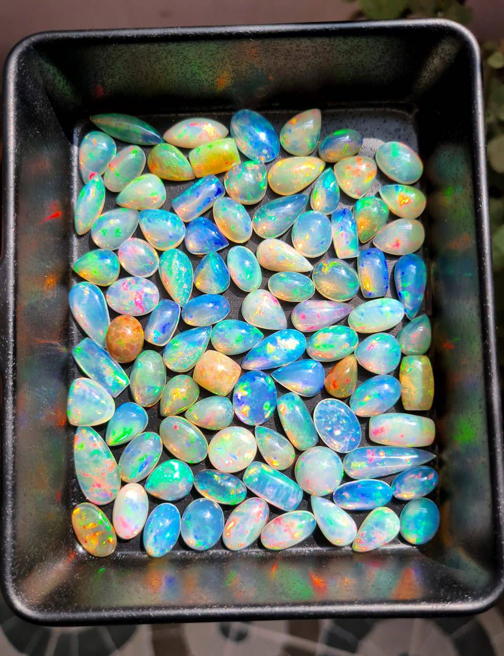 Natural Opal Big size Cabochons | 10-15mm | 3Ct - The LabradoriteKing