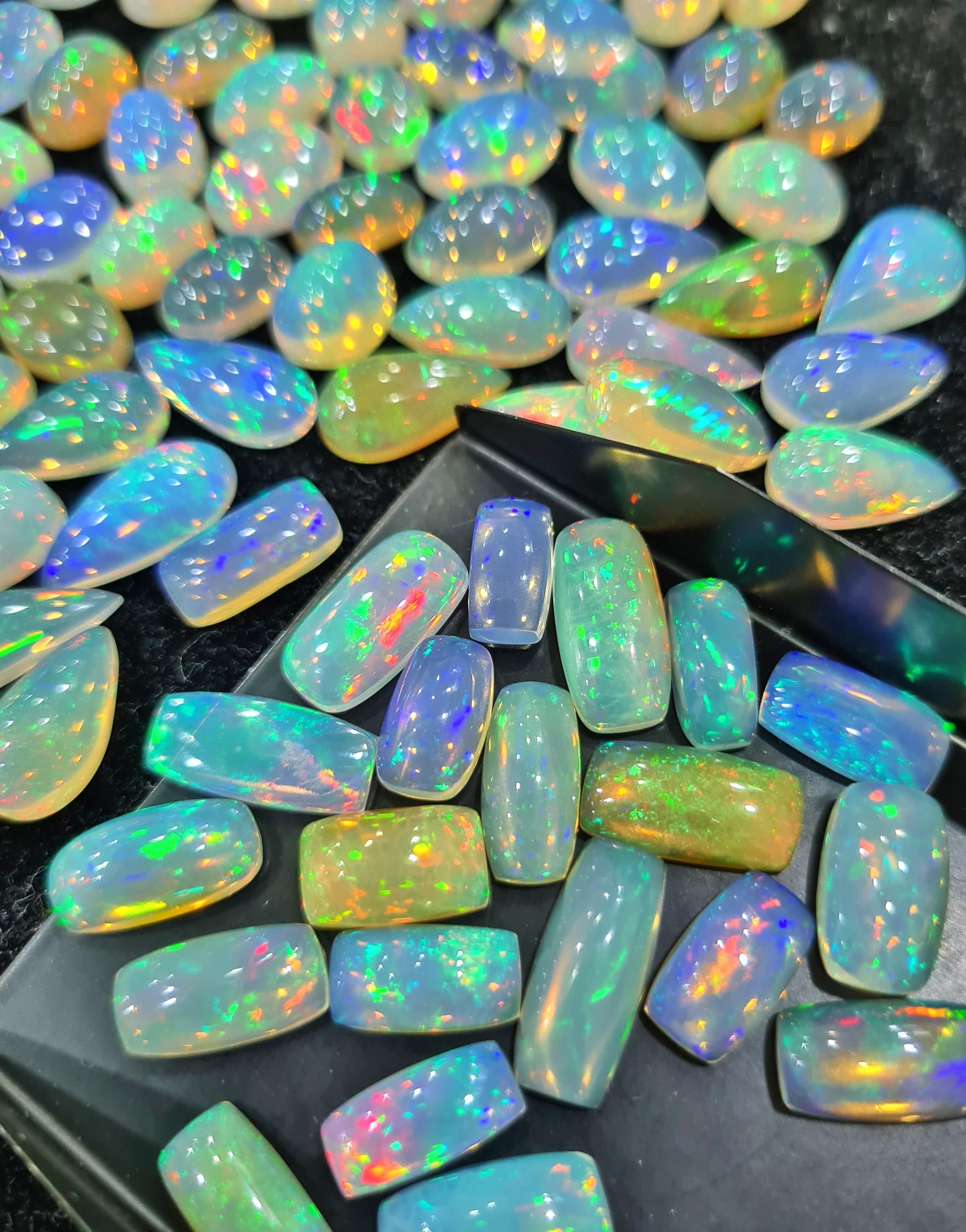 Natural Opal Big size Cabochons | 10-15mm | 3Ct - The LabradoriteKing