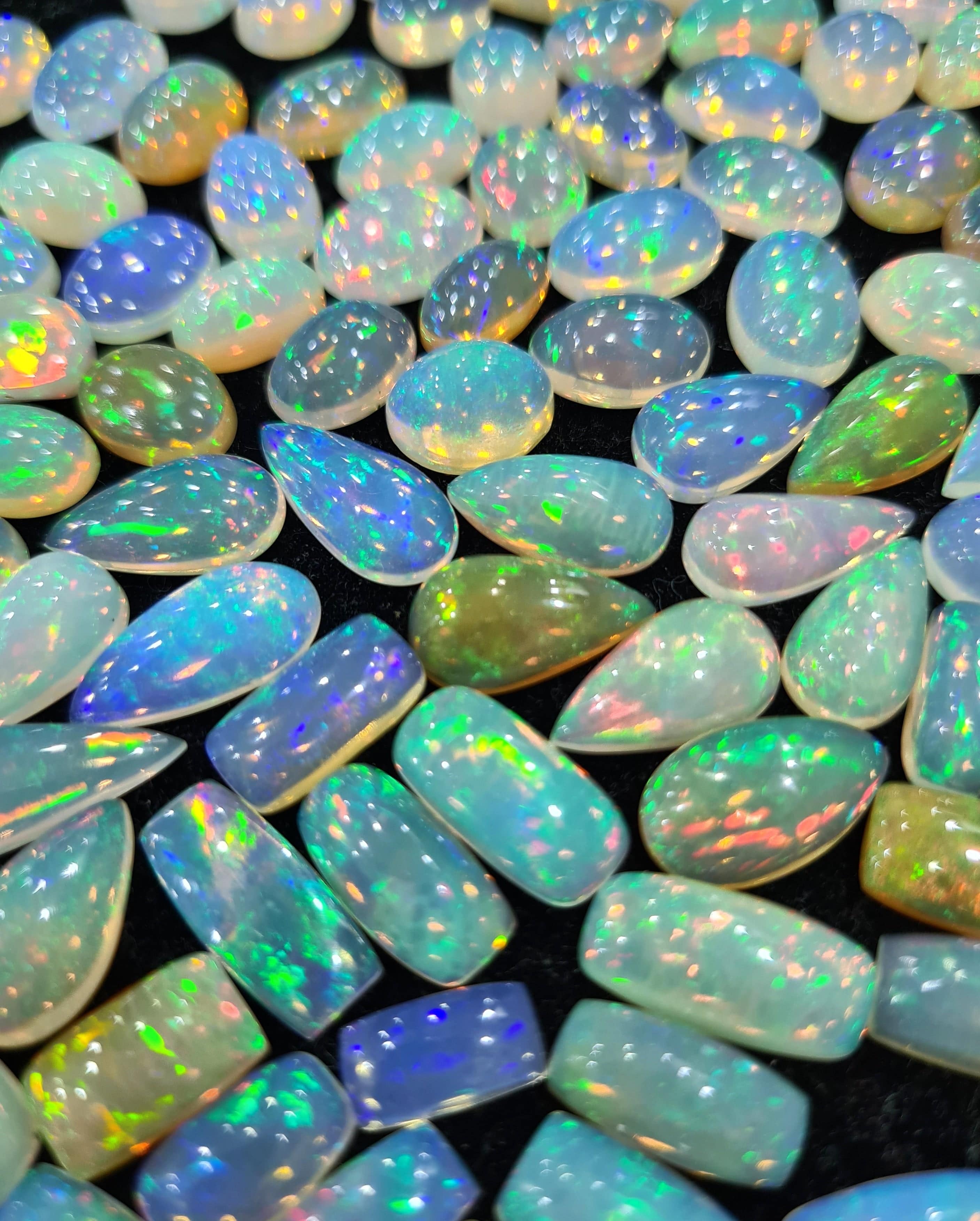 Natural Opal Big size Cabochons | 10-15mm | 3Ct - The LabradoriteKing