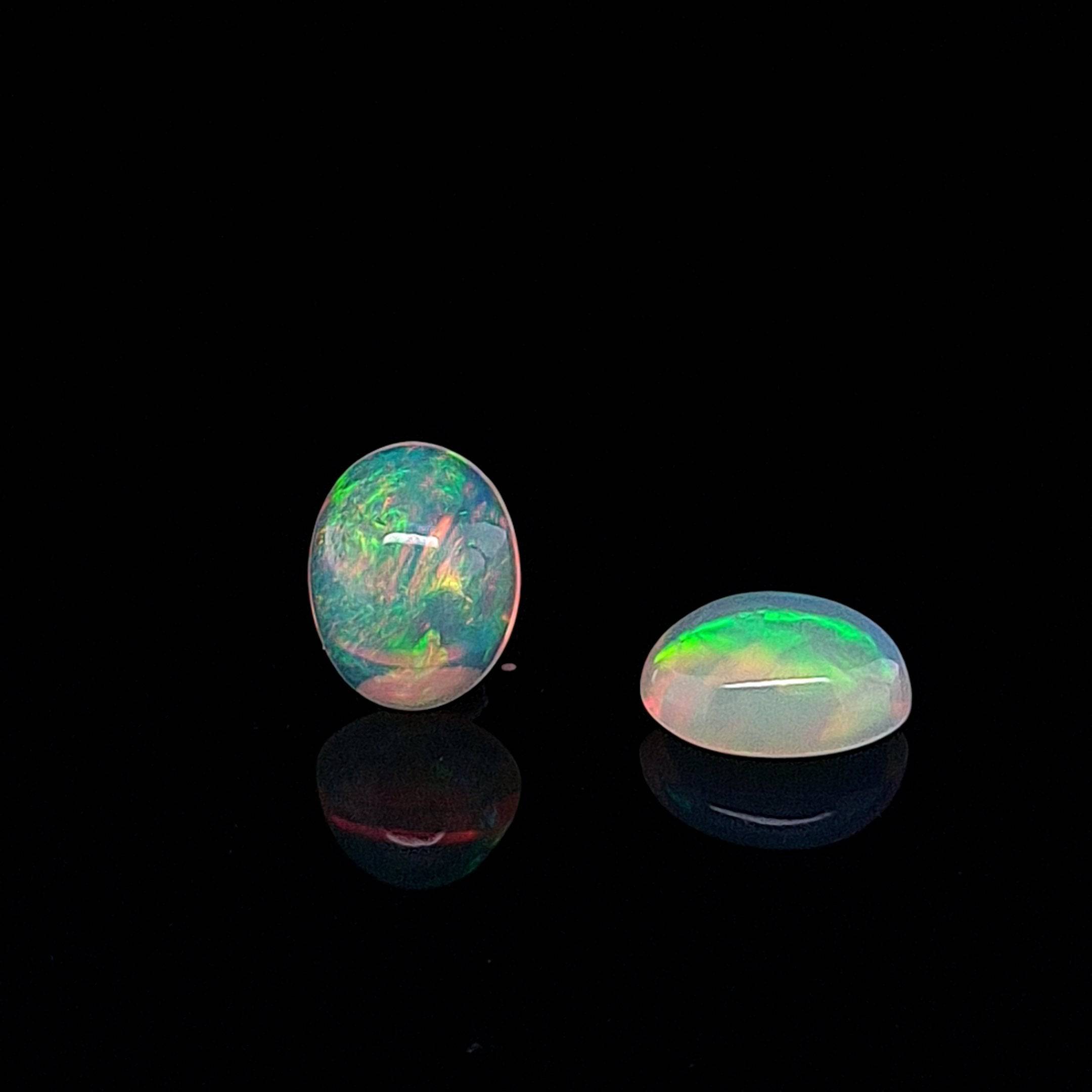 Natural Opal Cabochon 10x8mm |  Ethiopian Mined Untreated - The LabradoriteKing