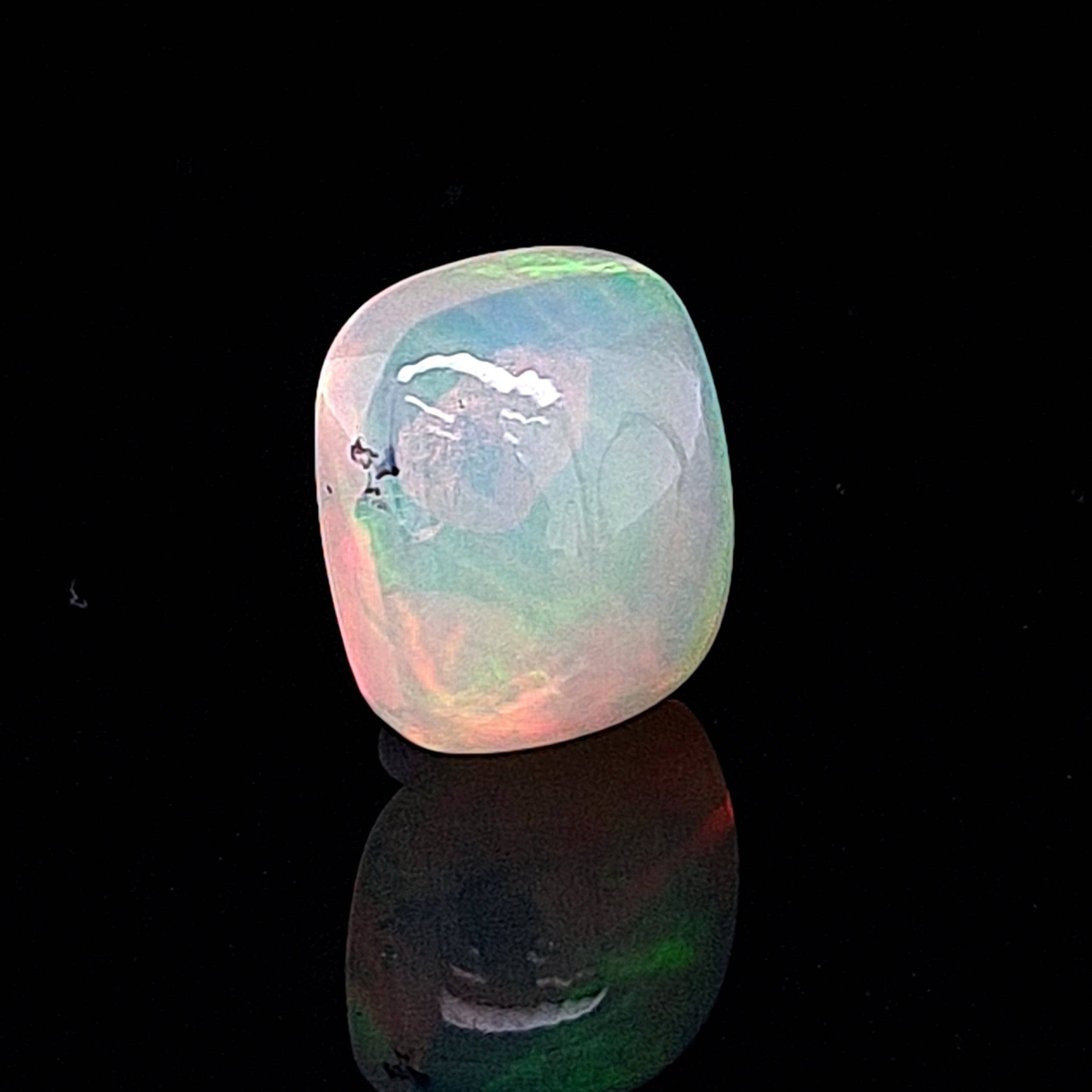Natural Opal Cabochon 11x10mm | 3.60cts | Ethiopian Mined Untreated - The LabradoriteKing