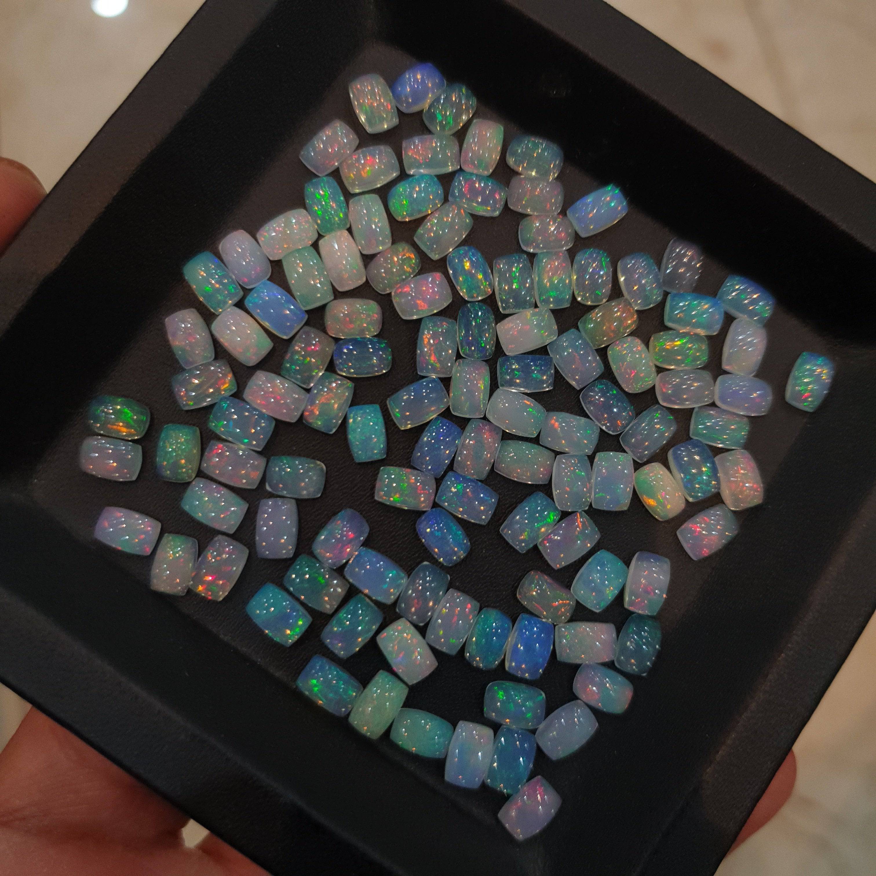 Natural Opal Rectangular | 6mm,7mm and 8mm Opal Cabochons - The LabradoriteKing