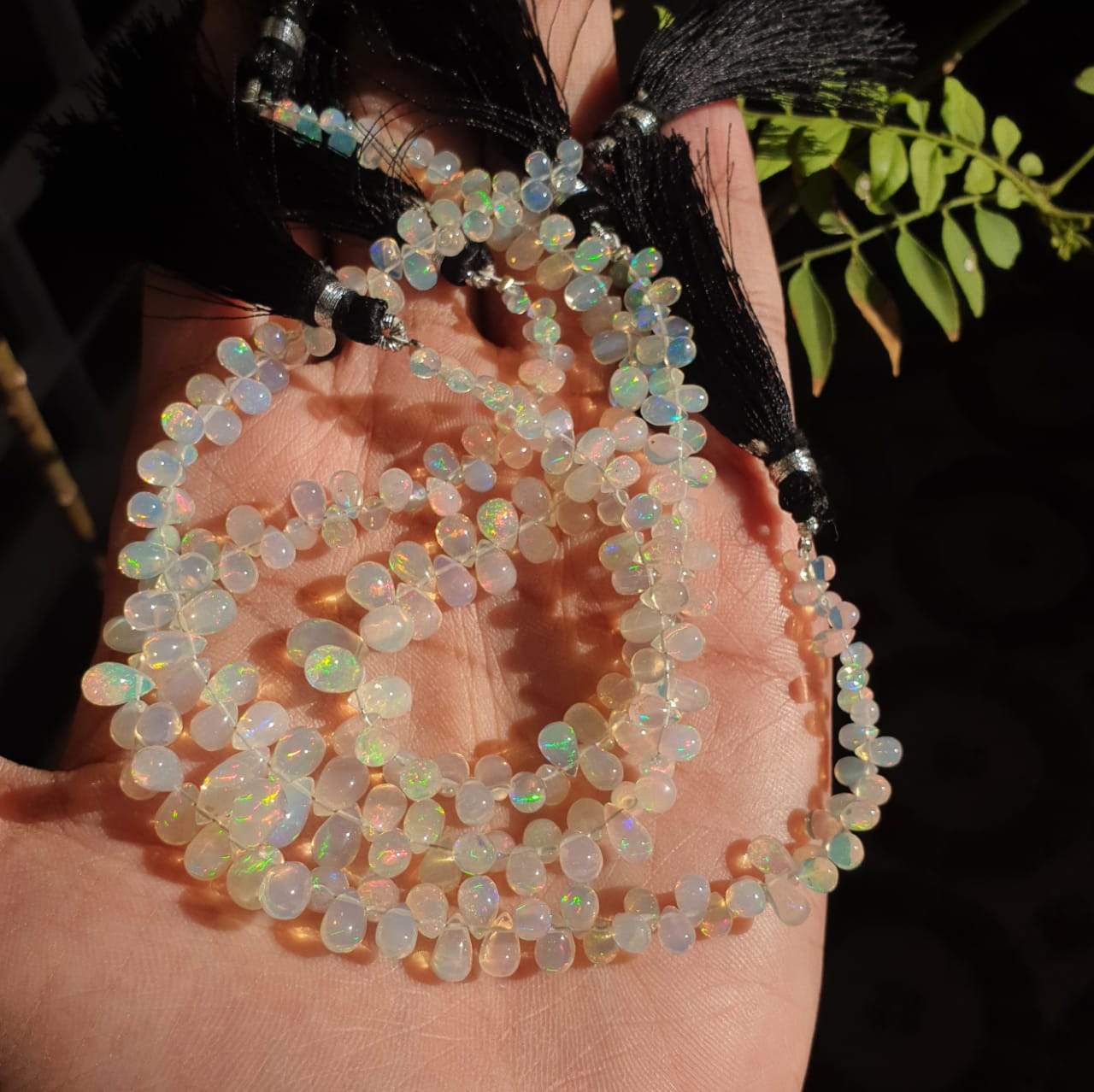 Natural Opal Tear Drops Top Drilled Beads | 5-8mm | 4-8 Inches Opals - The LabradoriteKing