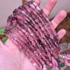 Natural Strawberry Quartz Beads | Rectangular faceted | 14