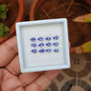 Natural Tanzanite Faceted Gemstones Pear 12pcs 6x4mm Lot Untreated - The LabradoriteKing