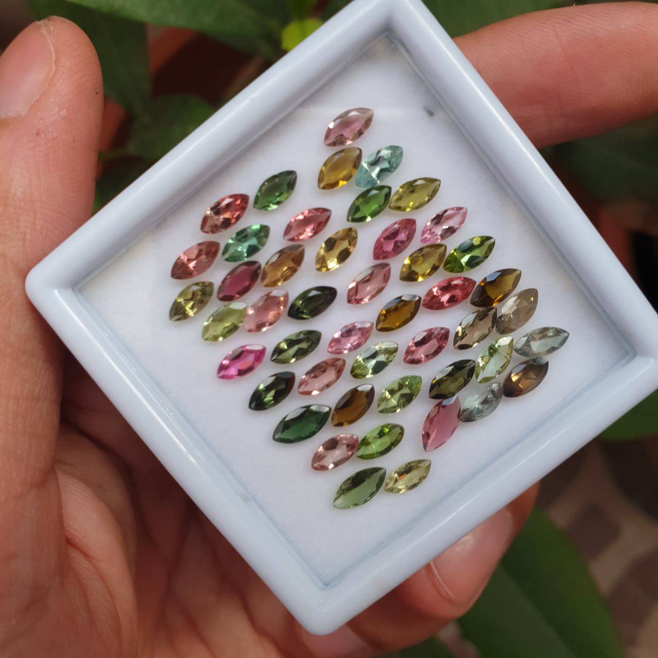 Natural Tourmaline Marquise Lot 4mm Size 47 Pcs - The LabradoriteKing