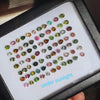 Load image into Gallery viewer, Natural Tourmalines 77 Pcs / 27 Cts Lot 5mm Ovals/Round/ Teardrop Pakistan Mined - The LabradoriteKing