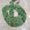 Natural Tsavorites Beads Rondelles 4-8mm Graduated 19 Inches - The LabradoriteKing