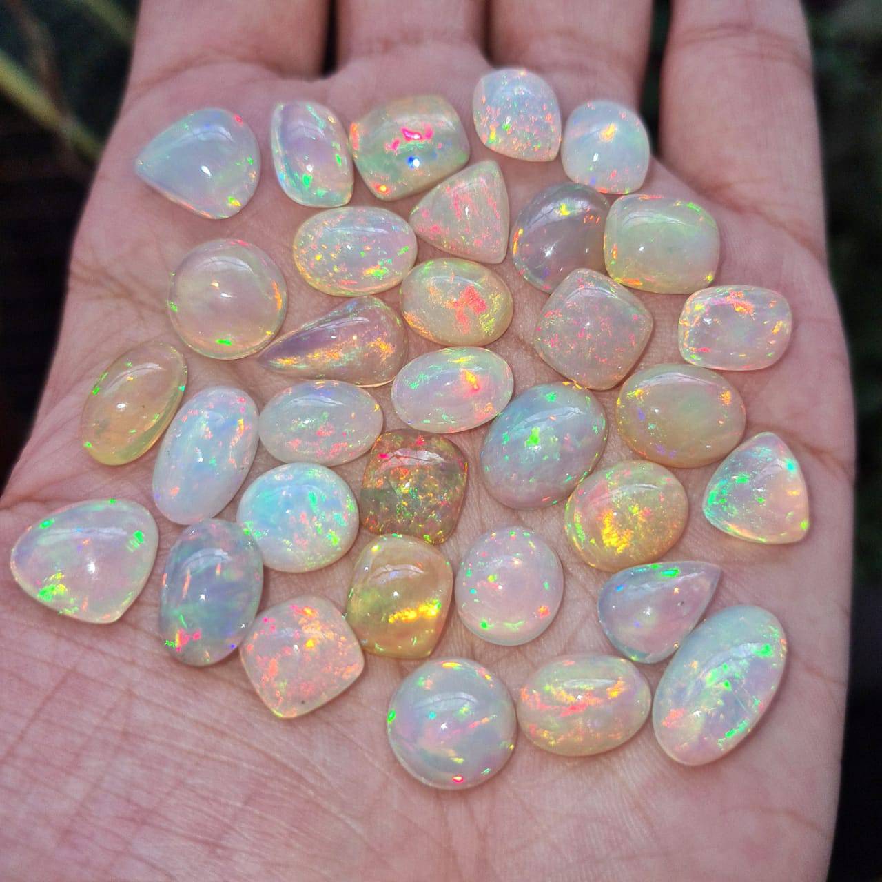 Offer🔥 Natural Opal Big size Cabochons | 9-12mm | 3-4 Ct - The LabradoriteKing