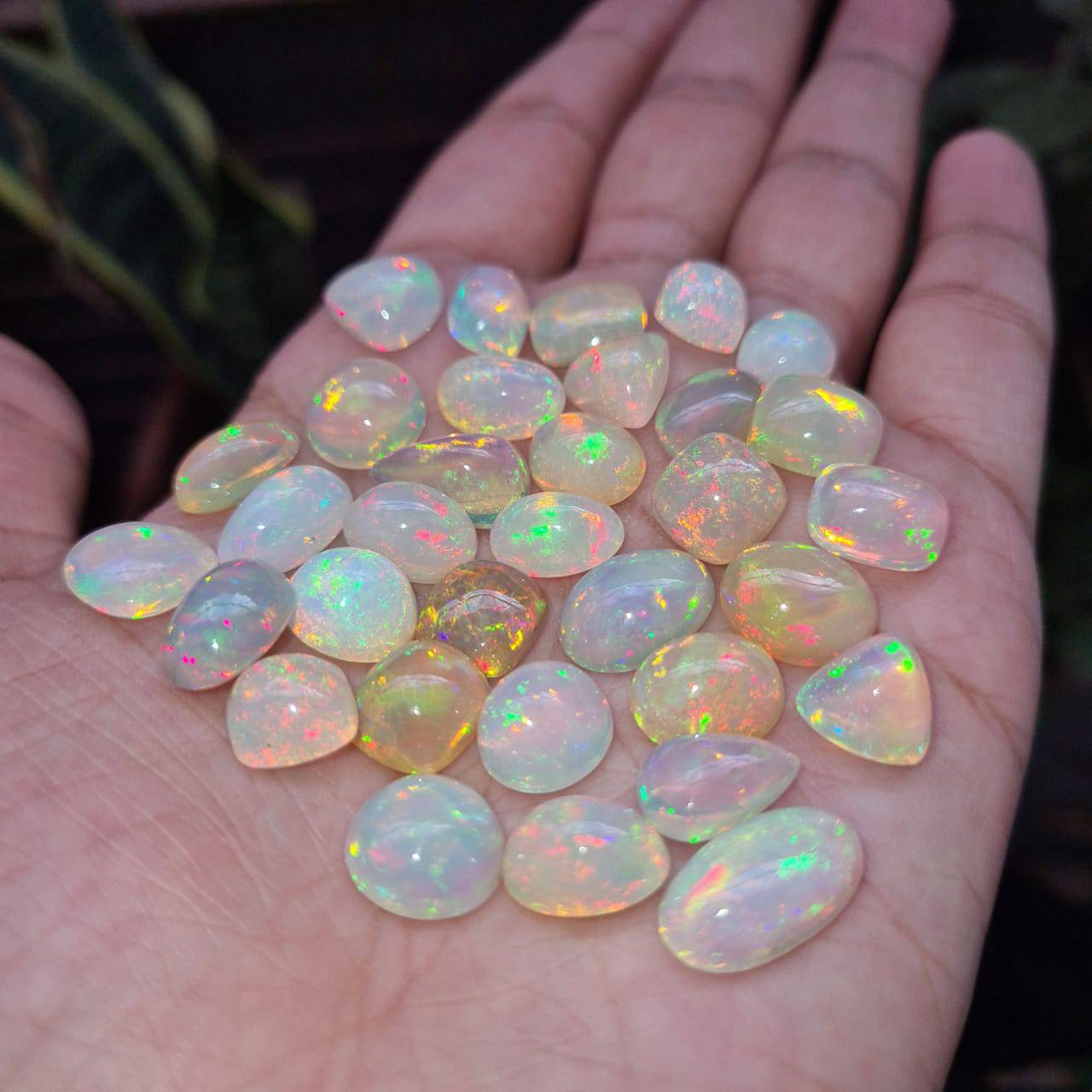 Offer🔥 Natural Opal Big size Cabochons | 9-12mm | 3-4 Ct - The LabradoriteKing