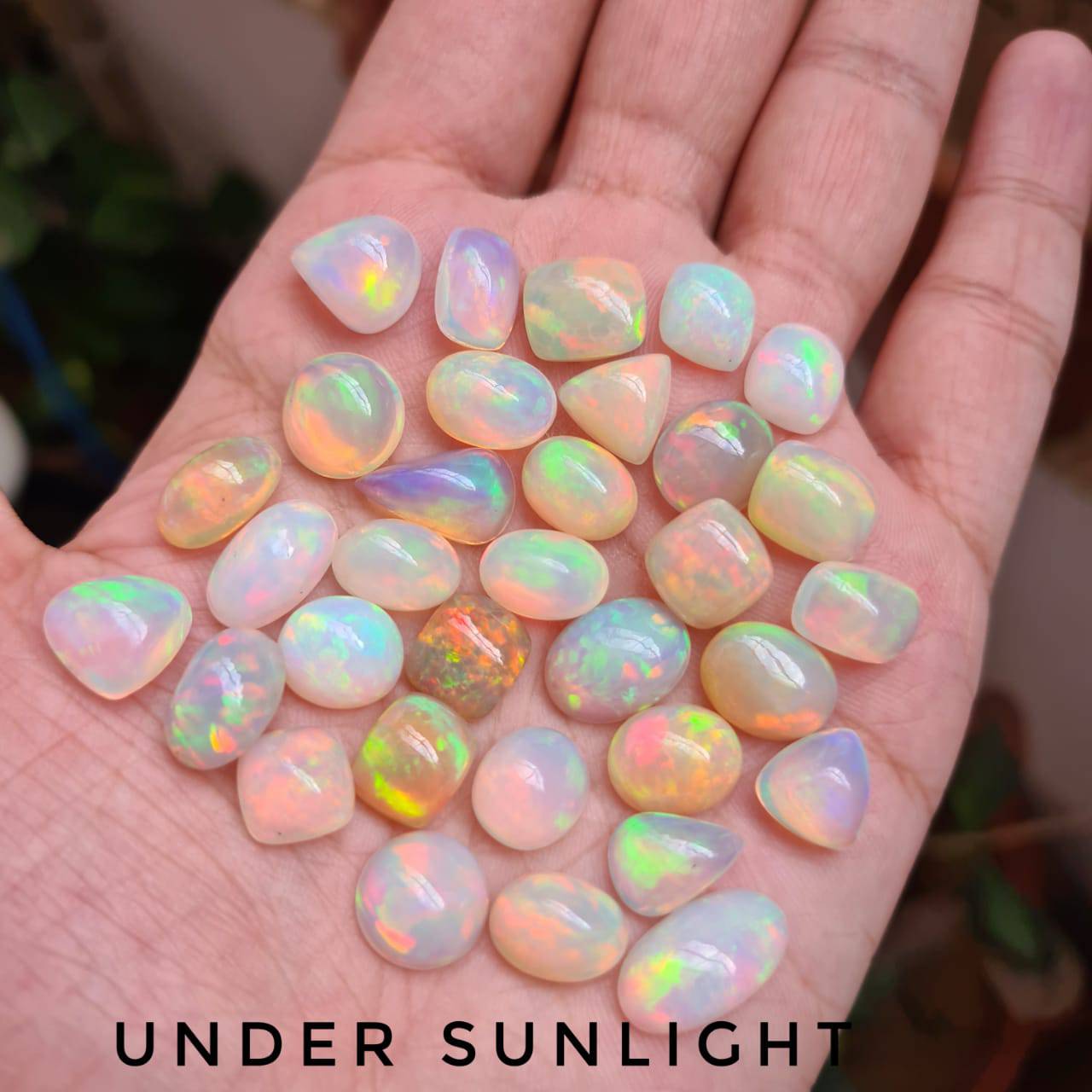 Offer🔥 Natural Opal Big size Cabochons | 9-12mm | 3-4 Ct - The LabradoriteKing