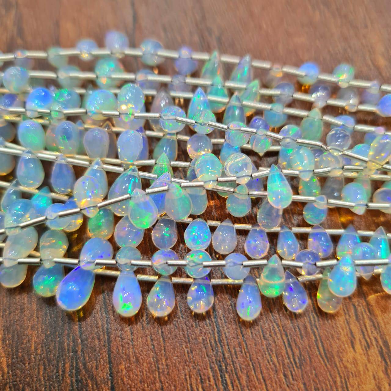 Offer 🔥 Opal Teardrop Beads | 9 Inches - The LabradoriteKing