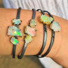 Opal Bracelet set on 925 Sterling Silver | Top quality Opal - The LabradoriteKing