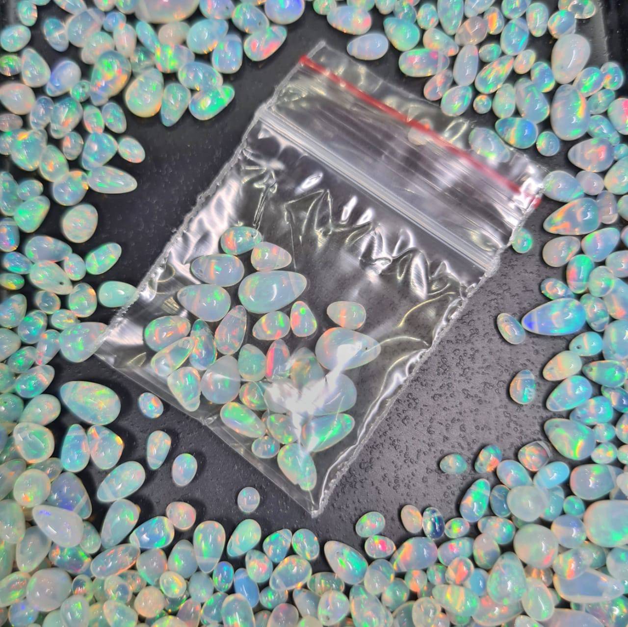 Opal Drilled Drops 10 Cts Lot| Approx 40 Pcs - The LabradoriteKing