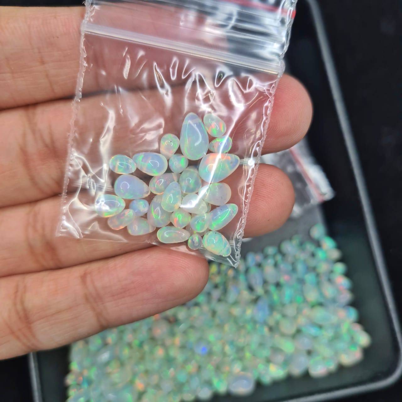 Opal Drilled Drops 10 Cts Lot| Approx 40 Pcs - The LabradoriteKing