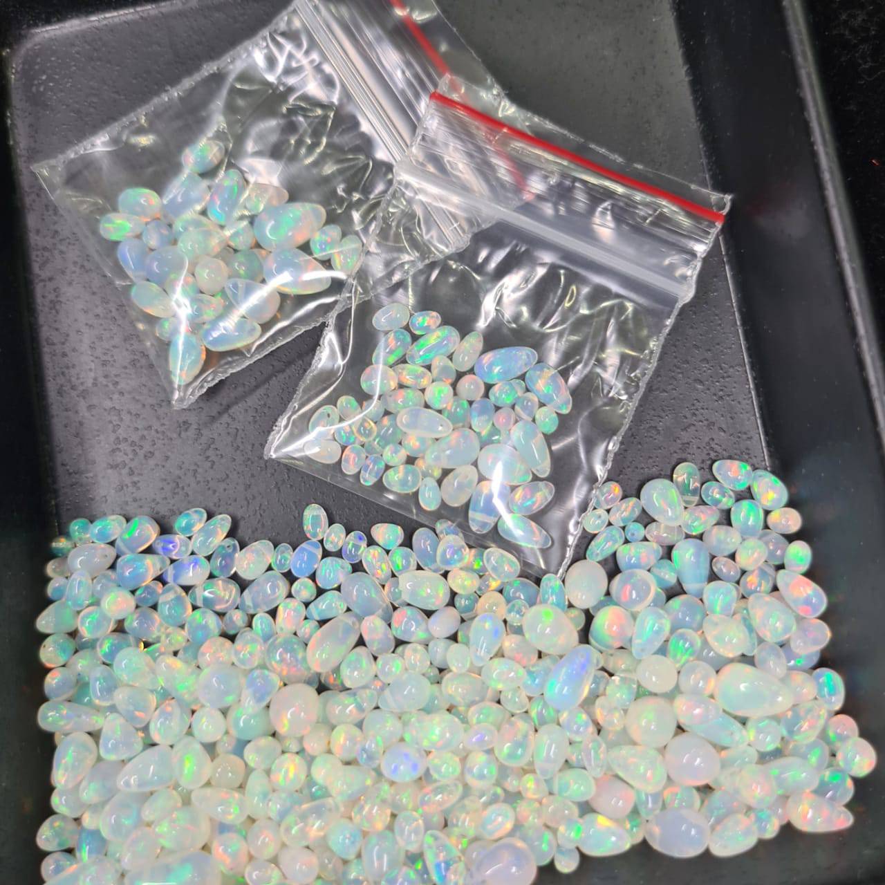 Opal Drilled Drops 10 Cts Lot| Approx 40 Pcs - The LabradoriteKing