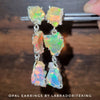 Load image into Gallery viewer, Raw Ethiopian Opal Earrings | Sterling Silver - The LabradoriteKing