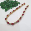 Ruby Bracelet with Diamonds set on 14KT Solid Gold - The LabradoriteKing
