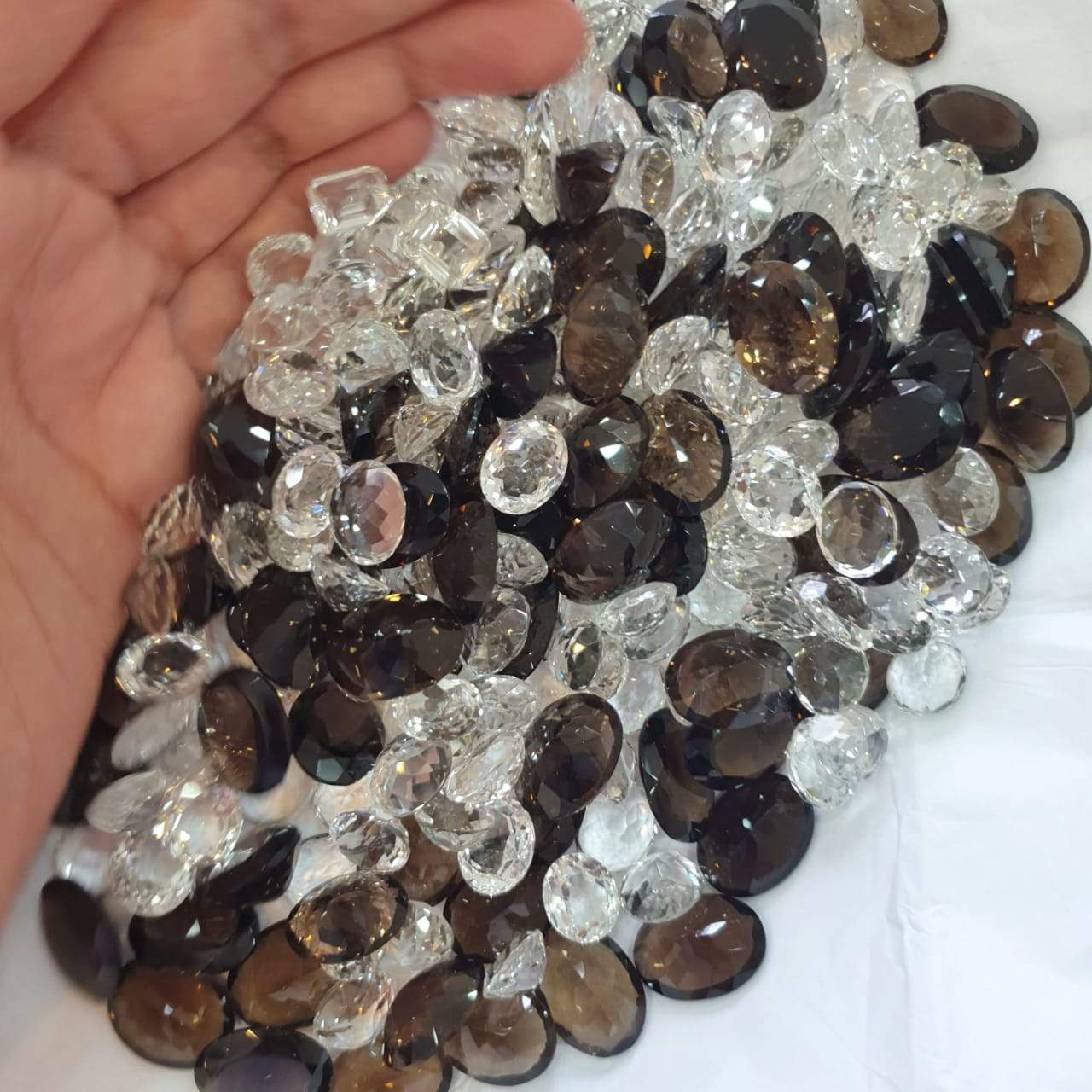 Sale 🔥 20pcs Natural Clear and Smoky Quartz Flawless | TOP quality Halloween Offer - The LabradoriteKing