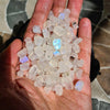 Load image into Gallery viewer, SALE! 30 Pcs of Rainbow Moonstones Cubes | High quality Blue Fire - The LabradoriteKing