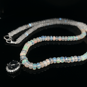 Star Sapphire with Opal And Moonstone Beads Necklace | Jewelry - The LabradoriteKing