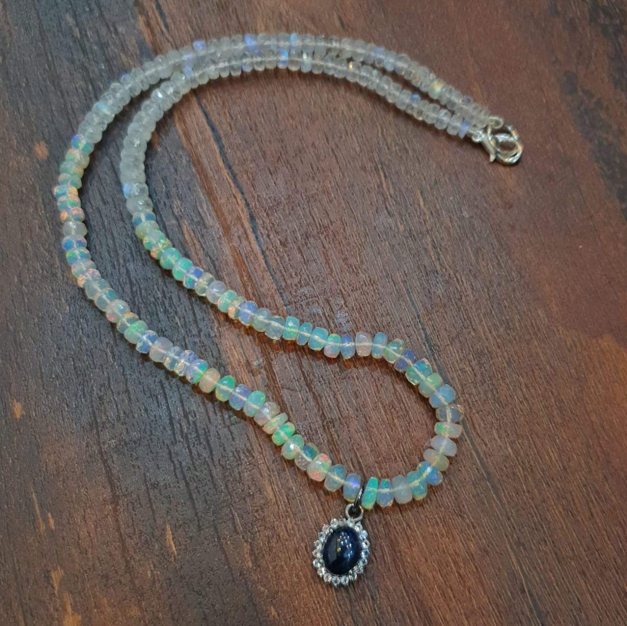 Star Sapphire with Opal And Moonstone Beads Necklace | Jewelry - The LabradoriteKing