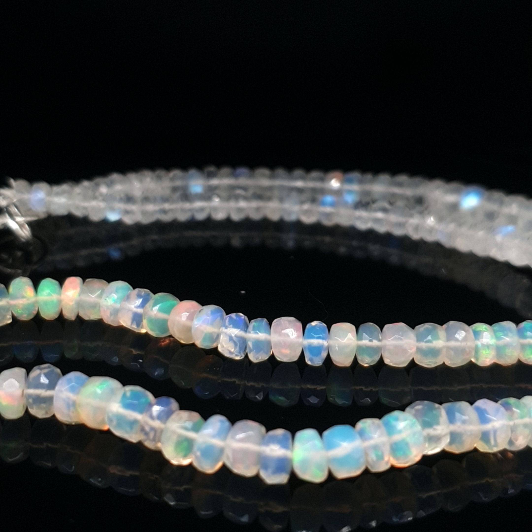 Star Sapphire with Opal And Moonstone Beads Necklace | Jewelry - The LabradoriteKing