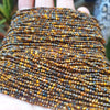 Load image into Gallery viewer, Tiger Eye Beads | 14&quot; Inches | Fine faceted 2mm - The LabradoriteKing