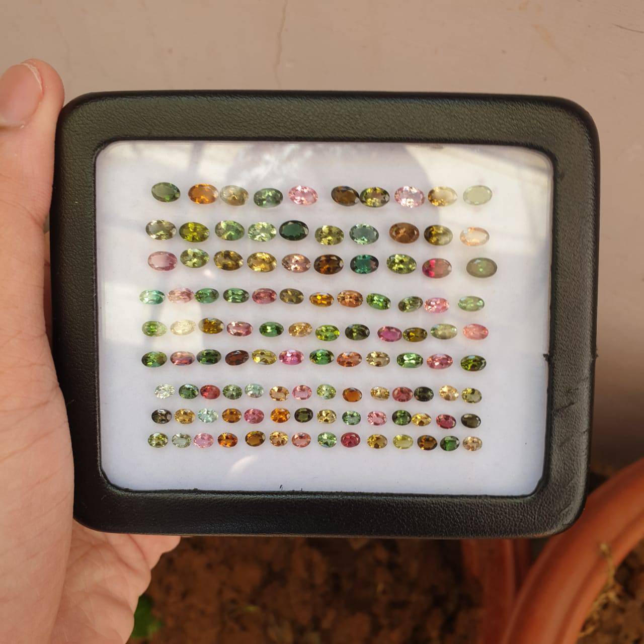 Tourmaline Oval Set | 108 Pcs 31 Cts | 6mm to 4mm Ovals - The LabradoriteKing
