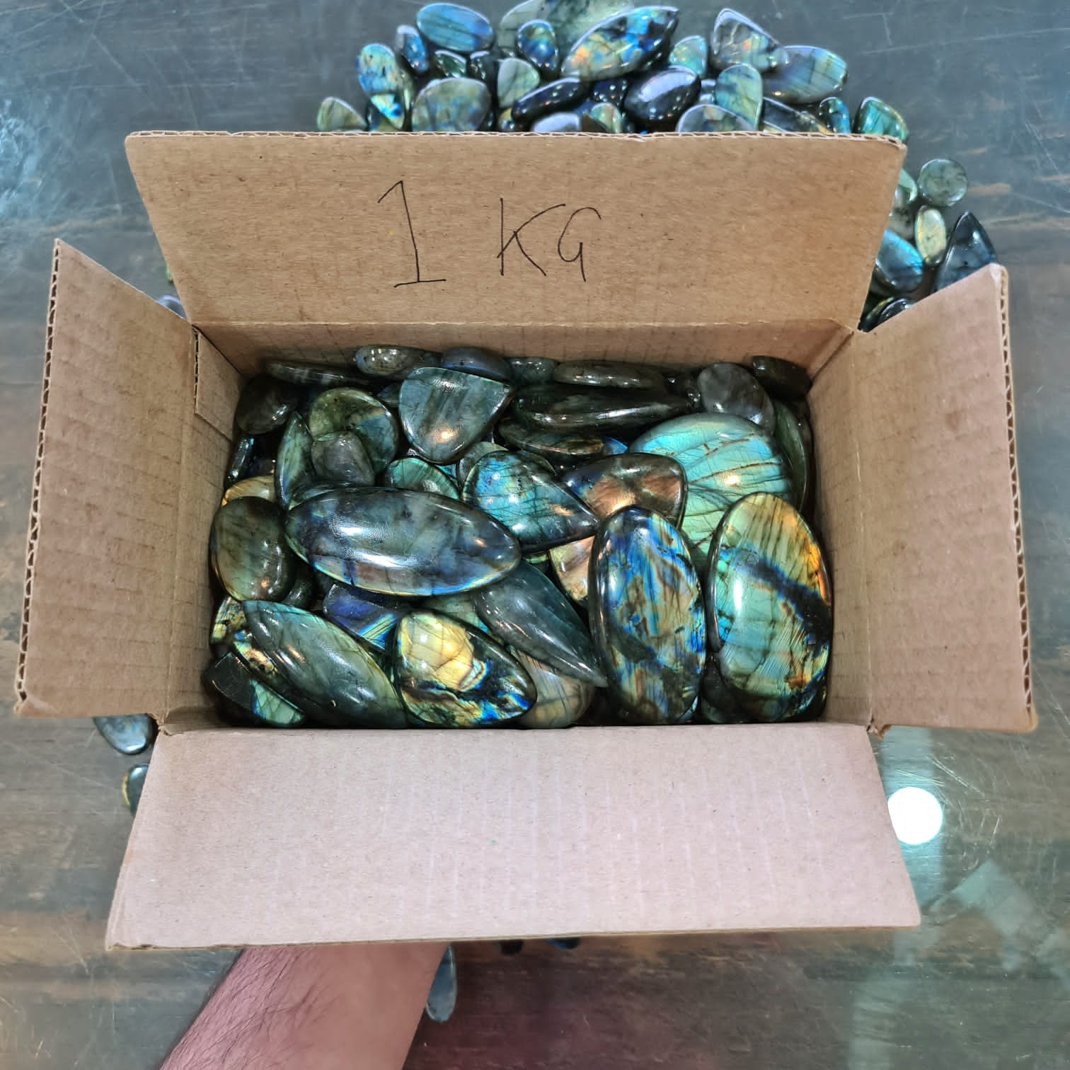 Wholesale🔥 Labradorite Cabochons Slabs | Flashy High quality slabs 1-4"Inches - The LabradoriteKing